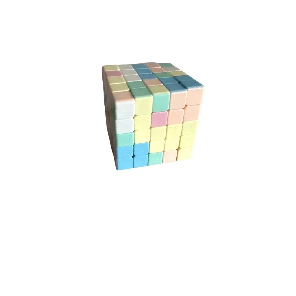 Pastel Speed Cube Stem Toy Stem 4x4x4 Pink Blue Yellow Green